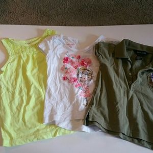 Lot of 3 girl toddler shirts